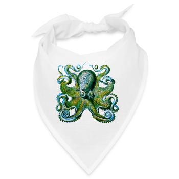 oktopus tintenfisch tattoo tentakel ungeheuer angs - Bandana - Weiß - Vorne