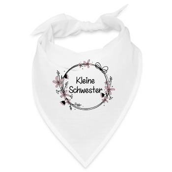 Kleine Schwester - Bandana - Weiß - Vorne