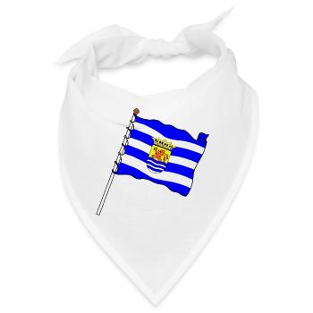 Flagge Zeeland Zeeland Provinz Flagge - Bandana - Weiß - Vorne