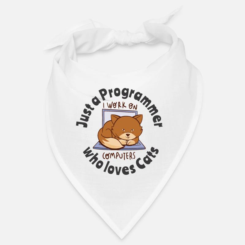 Nur ein Programmierer, der Katzen liebt Bandana