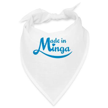 Made in Minga - für echte Münchner Originale! - Bandana - Weiß - Vorne