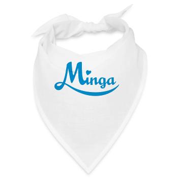 Minga - das bayerische München - Bandana - Weiß - Vorne