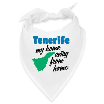 Teneriffa mein zweites Zuhause - Bandana - Weiß - Vorne