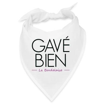 Bordeaux-Brunnen zwangsernährt - Bandana - Weiß - Vorne