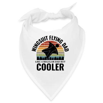 Wingsuit fliegen Dad Base Jumping Fallschirmspringen - Bandana - Weiß - Vorne
