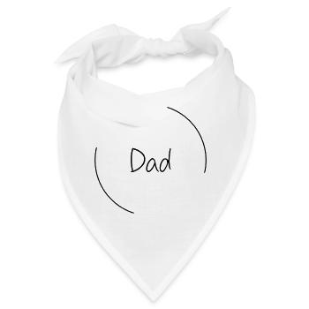 Dad - Bandana - Weiß - Vorne