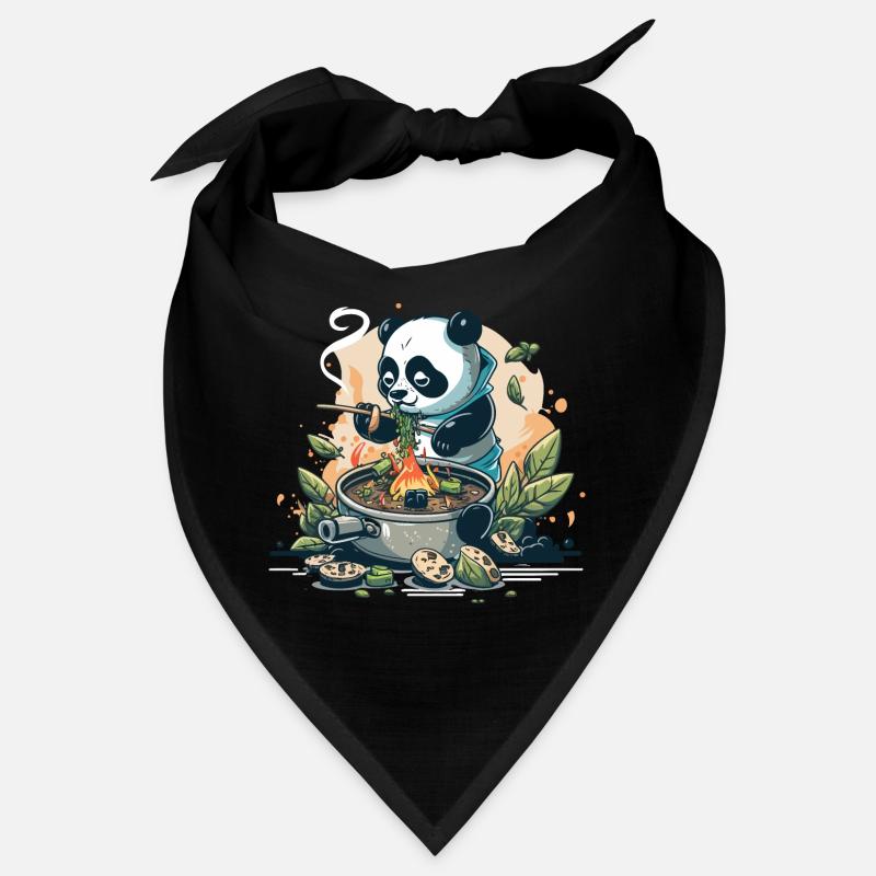 Panda Chef Bandana