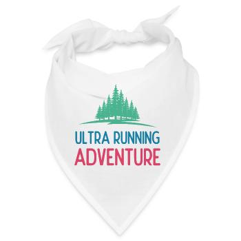 Ultra Running Advrenture - Bandana - Weiß - Vorne