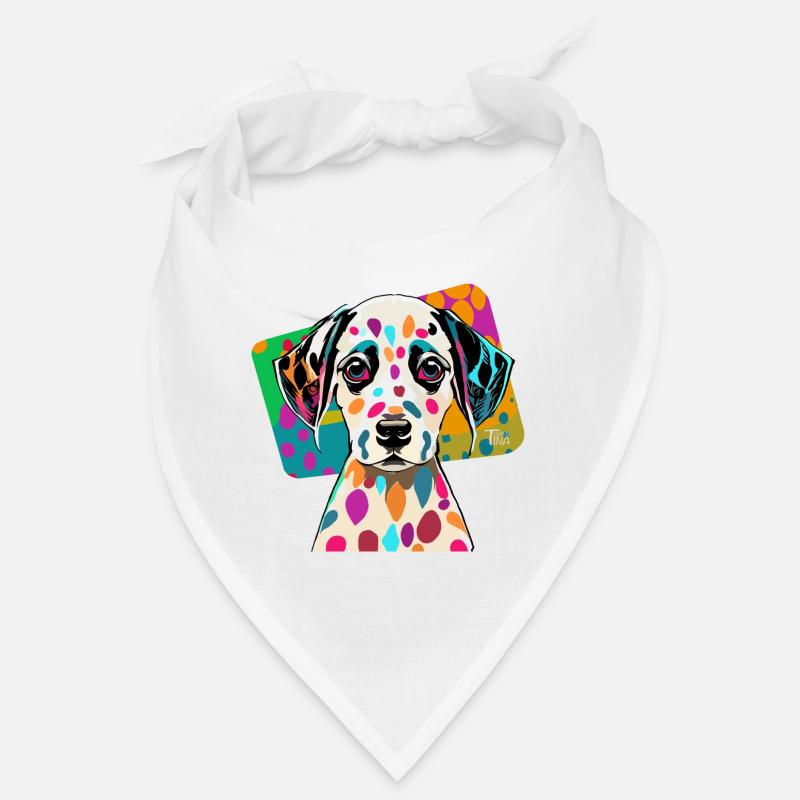 Dalmatiner - Bandana - Weiß