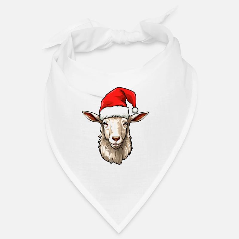 Chèvre Noël Chèvres Chèvre Hiver Bandana