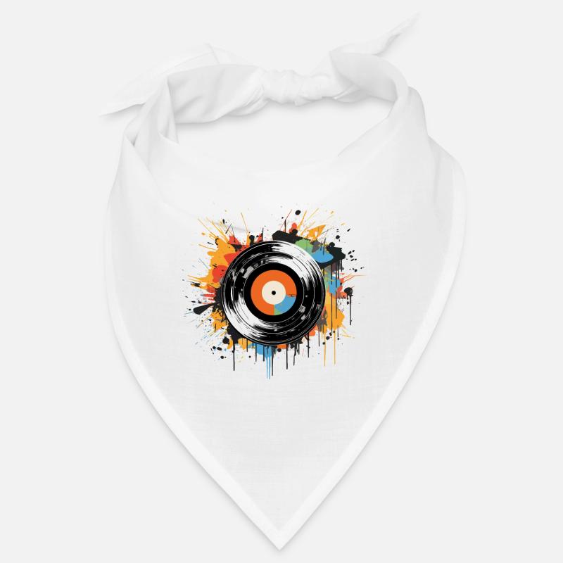 Vinyl Record LP Turntable Retro Bandana