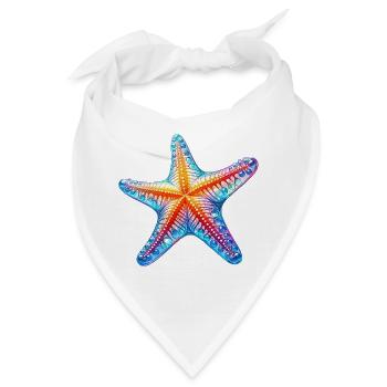Seestern - Bandana - Weiß - Vorne