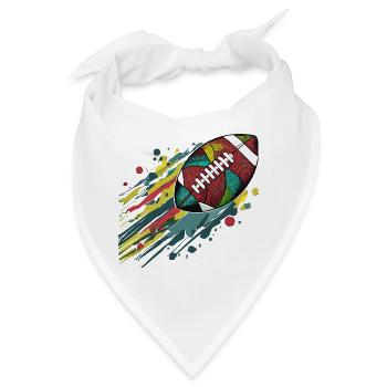 Fußball Soccer Rugby - Bandana - Weiß - Vorne