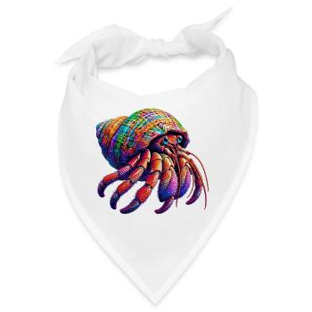Einsiedlerkrebs - Bandana - Weiß - Vorne