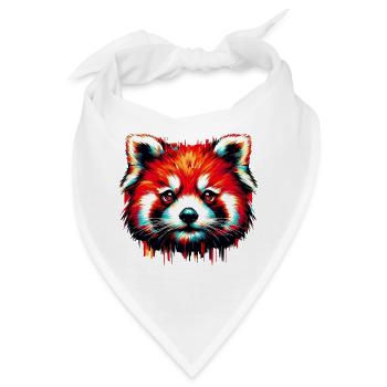Kleiner Panda - Bandana - Weiß - Vorne