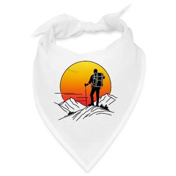 Wandern 1 - Bandana - Weiß - Vorne