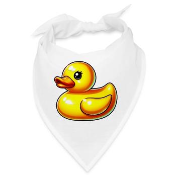 Ente Ente Ente Ente Ente - Bandana - Weiß - Vorne