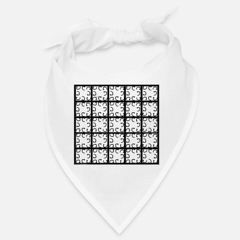 Square-decor Bandana