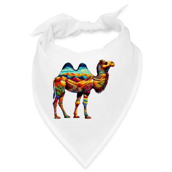 Kamel - Bandana - Weiß - Vorne