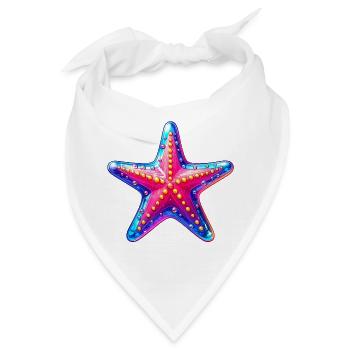 Seestern - Bandana - Weiß - Vorne