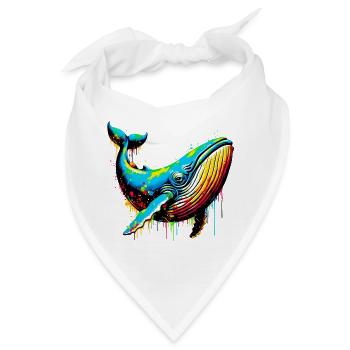 Wal - Bandana - Weiß - Vorne