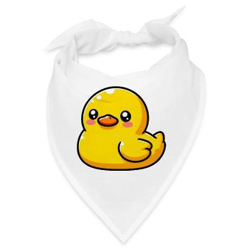 Ente Ente Ente Ente Ente - Bandana - Weiß - Vorne