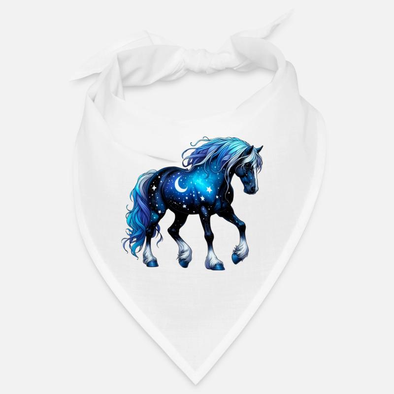 Cheval - Bandana - blanc