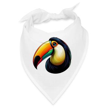 Tukan - Bandana - Weiß - Vorne