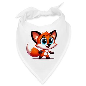 Fuchs - Bandana - Weiß - Vorne