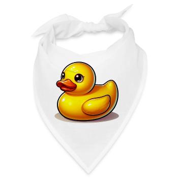 Ente Ente Ente Ente Ente - Bandana - Weiß - Vorne
