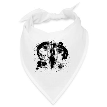 Boxhandschuhe - Bandana - Weiß - Vorne