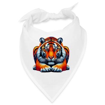 Tiger - Bandana - Weiß - Vorne