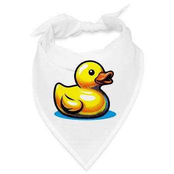 Ente Ente Ente Ente Ente - Bandana - Weiß - Vorne
