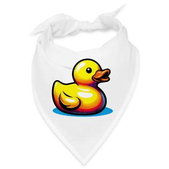 Ente Ente Ente Ente Ente - Bandana - Weiß - Vorne