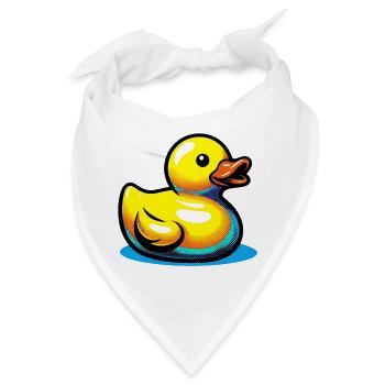 Ente Ente Ente Ente Ente - Bandana - Weiß - Vorne