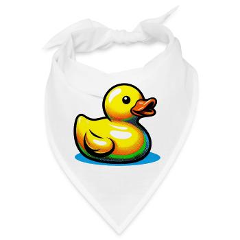 Ente Ente Ente Ente Ente - Bandana - Weiß - Vorne