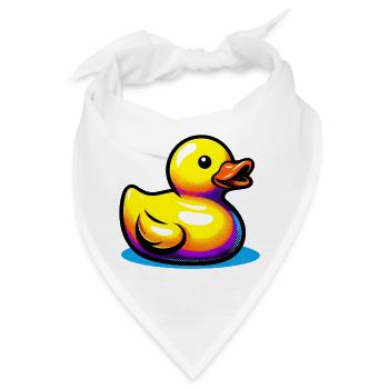 Ente Ente Ente Ente Ente - Bandana - Weiß - Vorne