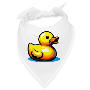 Ente Ente Ente Ente Ente - Bandana - Weiß - Vorne