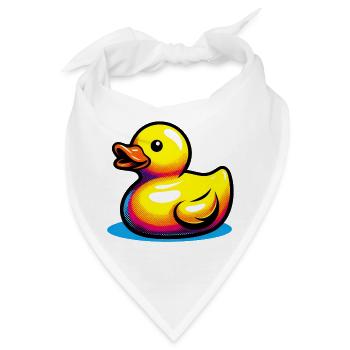 Ente Ente Ente Ente Ente - Bandana - Weiß - Vorne