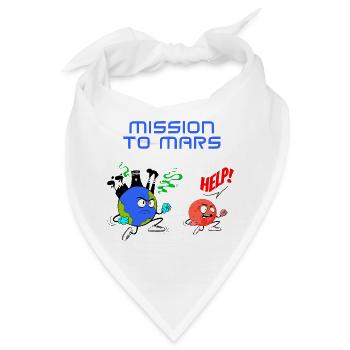 Mission zum Mars - Bandana - Weiß - Vorne