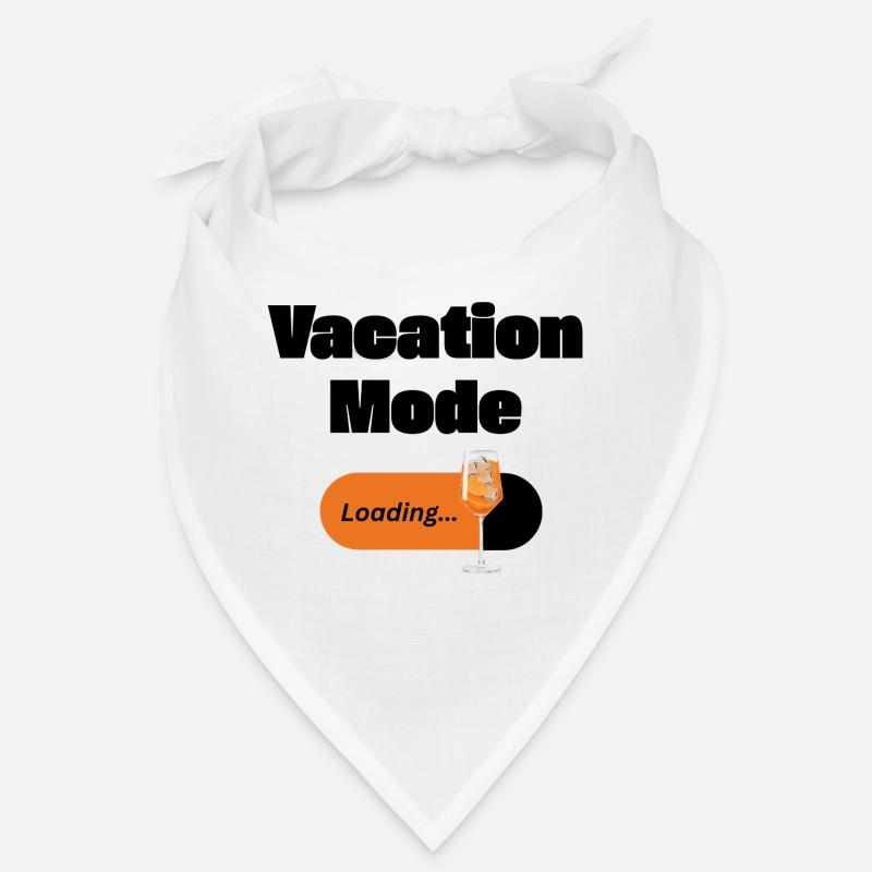 Vacation Mode On – Spritz with Loading Bar (Dark) - Bandana - white