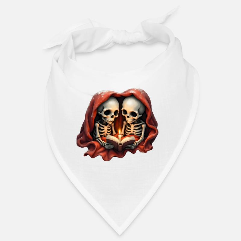 Magical Winter Moments: Two Skeletons Bandana