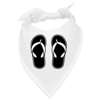 Sandalen - Bandana - Weiß - Vorne