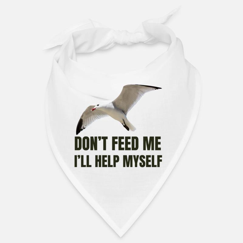 Seagull with Bold Statement Bandana