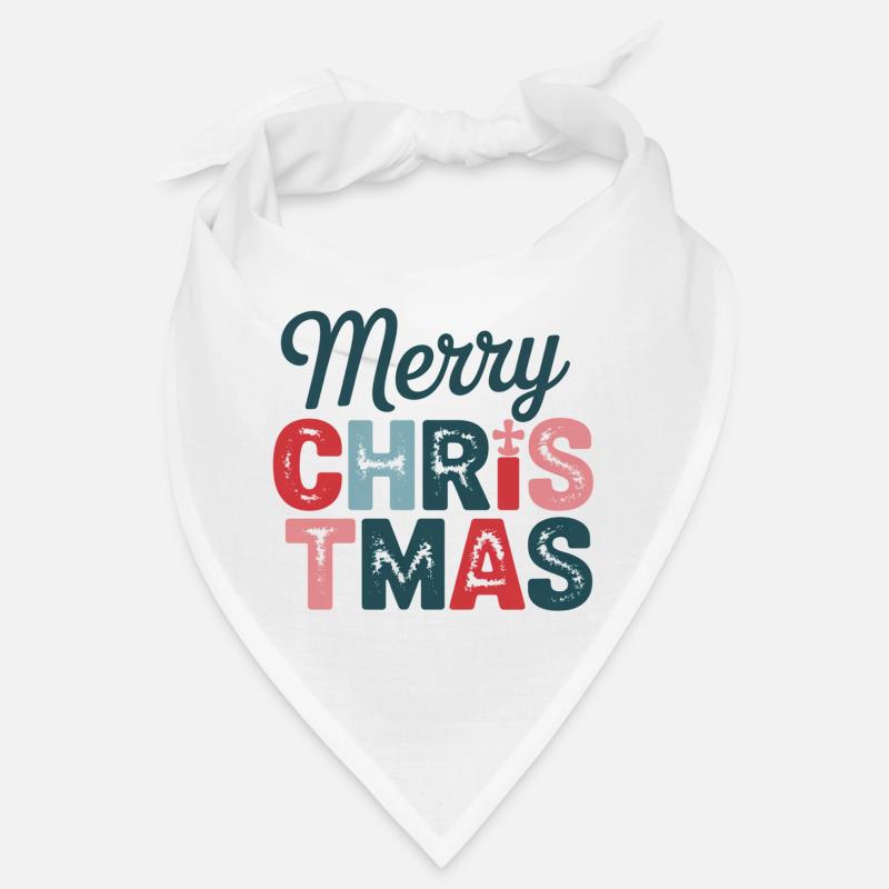 Design de Noël coloré Joyeux Noël Bandana