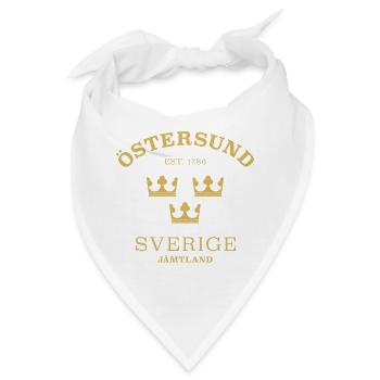 Östersund Sverige Schweden - Bandana - Weiß - Vorne