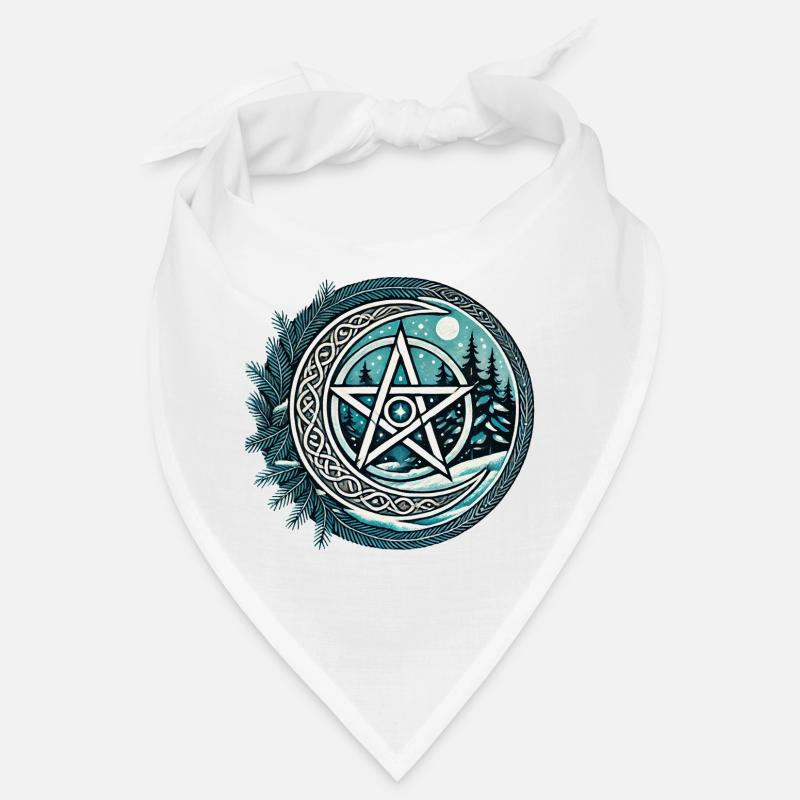 Moonlit Forest Pentagram Bandana