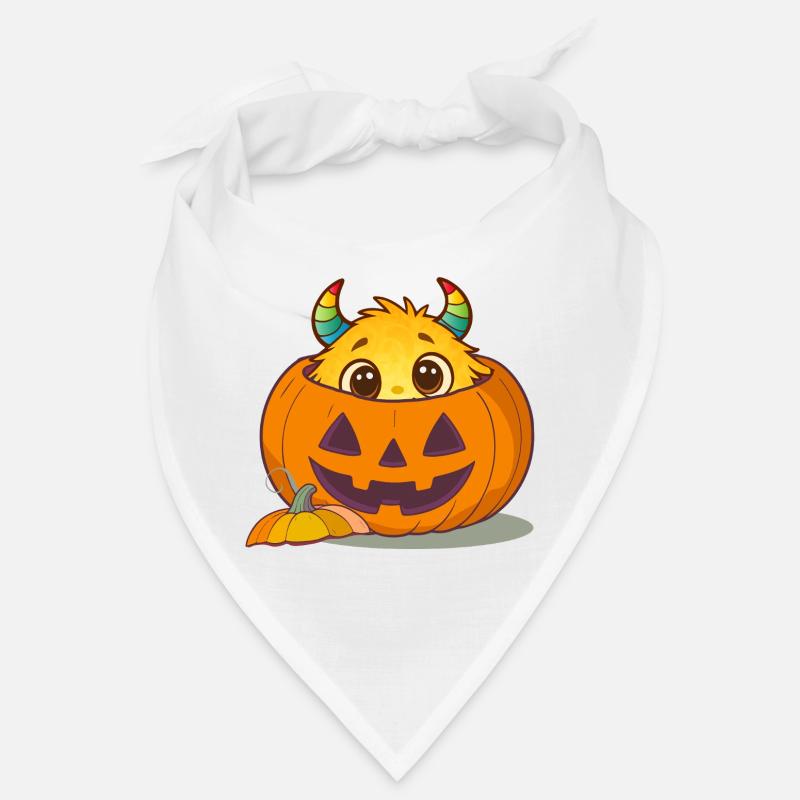 Monstres d’Halloween dans la citrouille : un doux plaisir effrayant Bandana