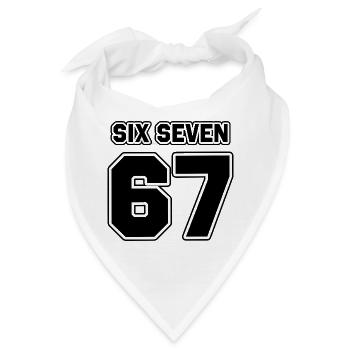 67 Six Seven - Bandana - Weiß - Vorne