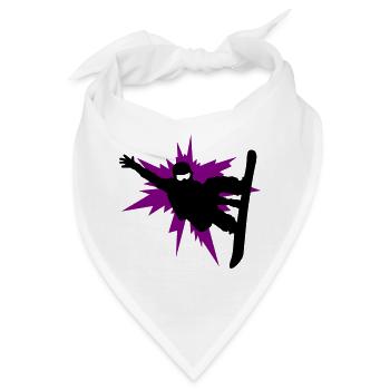 Snowboarding - Bandana - Weiß - Vorne